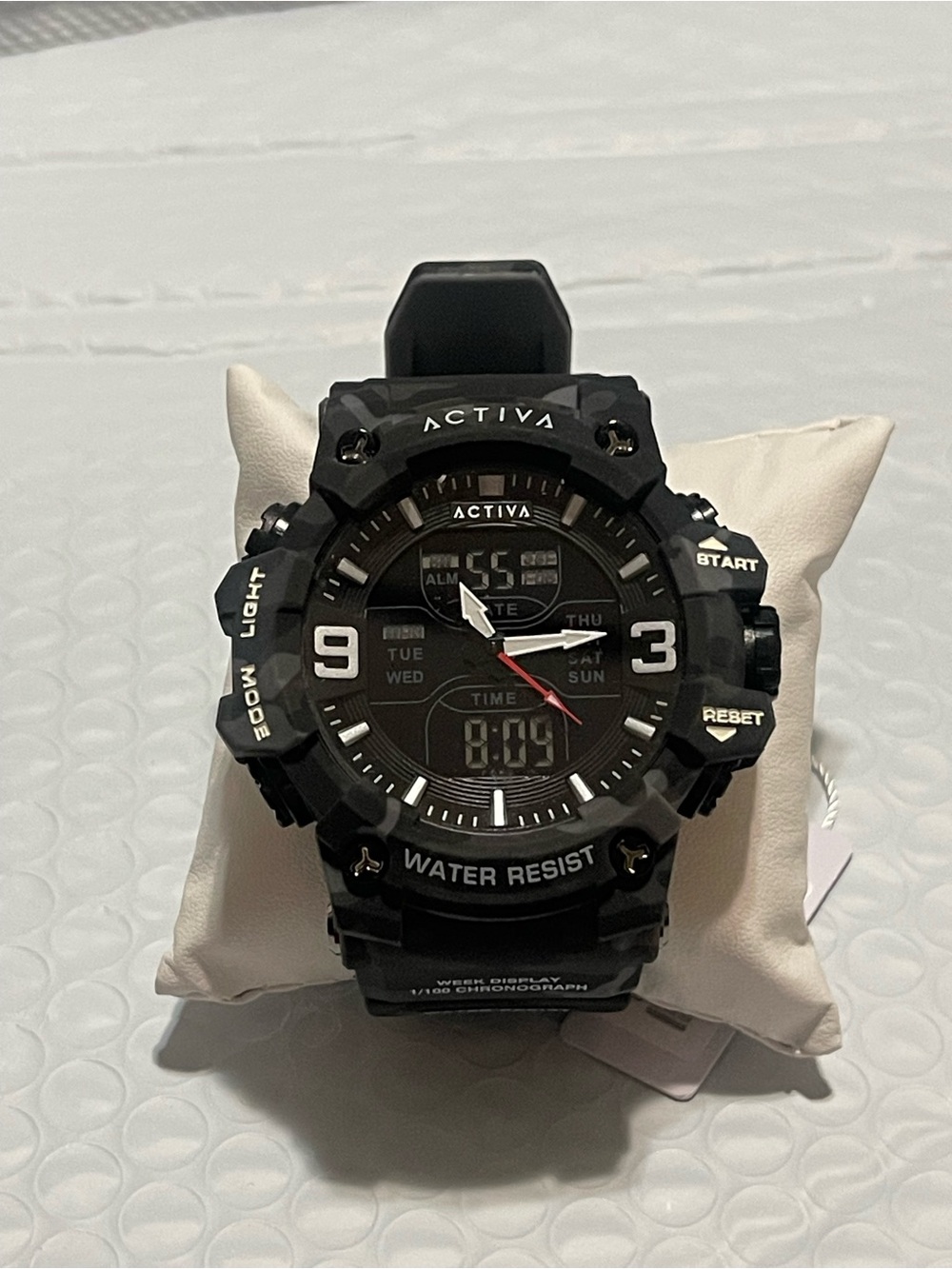 Activa Vulkor X Invicta Digital Men's Watch - 53mm. Camouflage. Grey & Black